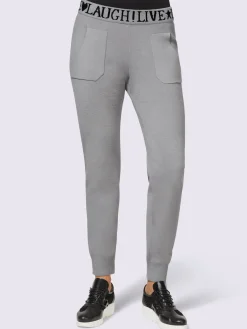 Pantalon en tricot tricot fin et doux