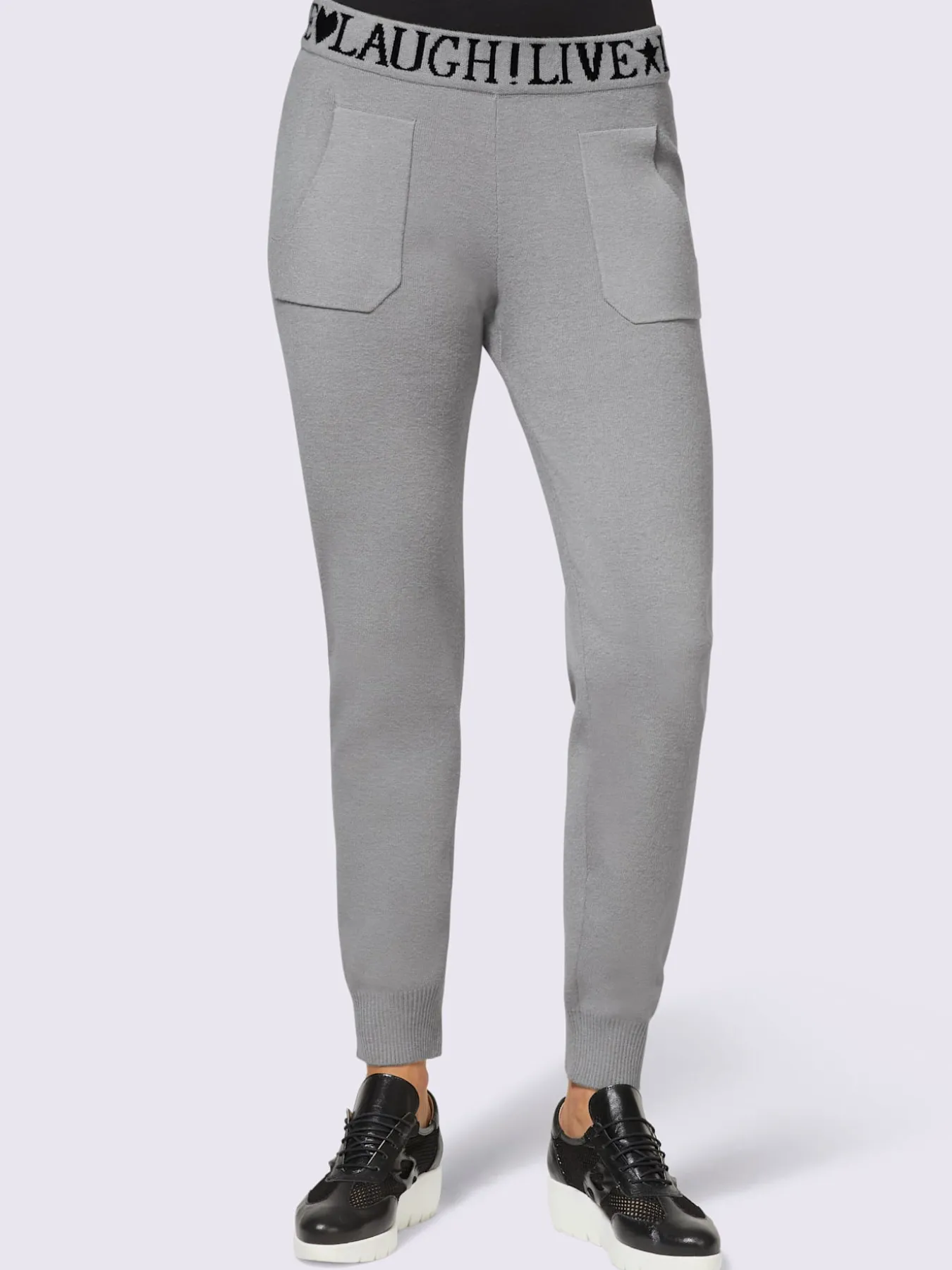Pantalon en tricot tricot fin et doux