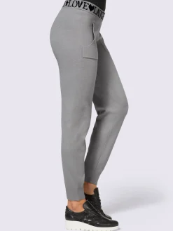 Pantalon en tricot tricot fin et doux
