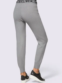 Pantalon en tricot tricot fin et doux