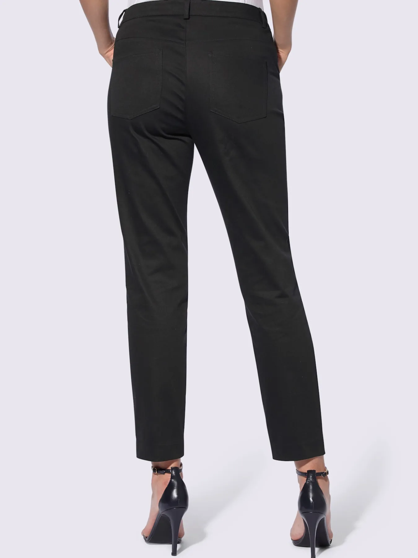 Pantalon extensible ceinture élastique latérale