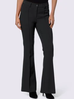 Pantalon extensible coupe bootcut tendance