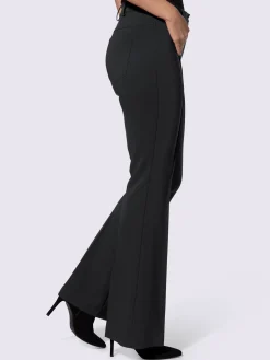 Pantalon extensible coupe bootcut tendance