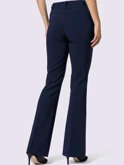 Pantalon extensible coupe bootcut tendance