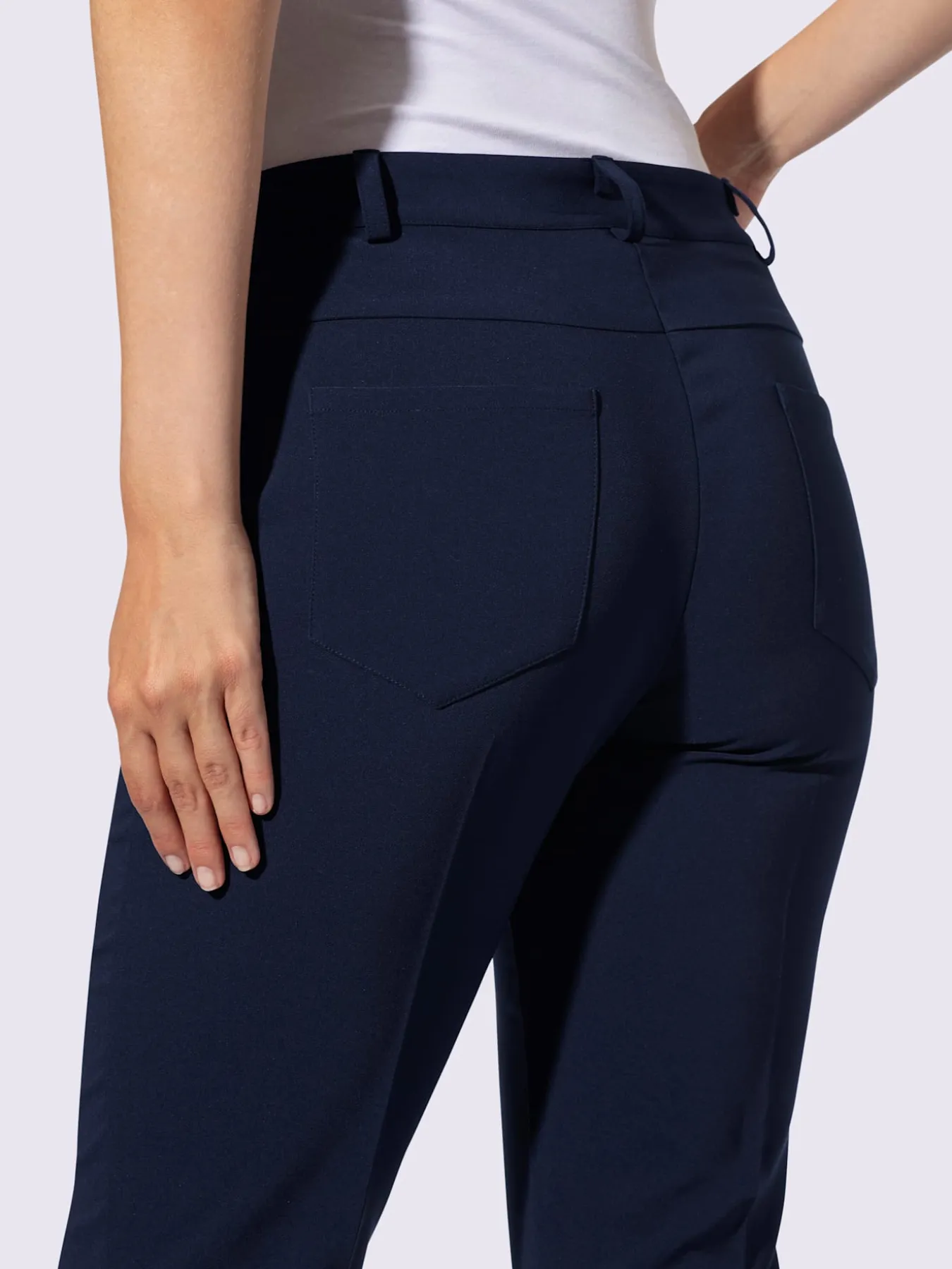 Pantalon extensible coupe bootcut tendance
