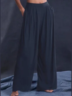 Pantalon extra-large et doux avec pinces
