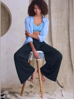 Pantalon extra-large et doux avec pinces