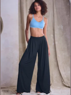 Pantalon extra-large et doux avec pinces