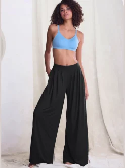 Pantalon extra-large et doux avec pinces