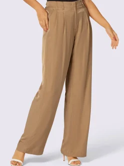 Pantalon fermeture crochet discrète