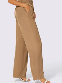 Pantalon fermeture crochet discrète