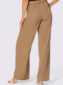 Pantalon fermeture crochet discrète