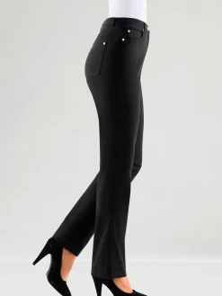 Pantalon féminin à coupe 5 poches classique