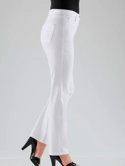 Pantalon féminin à coupe 5 poches classique