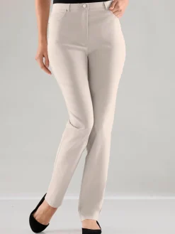Pantalon féminin à coupe 5 poches classique