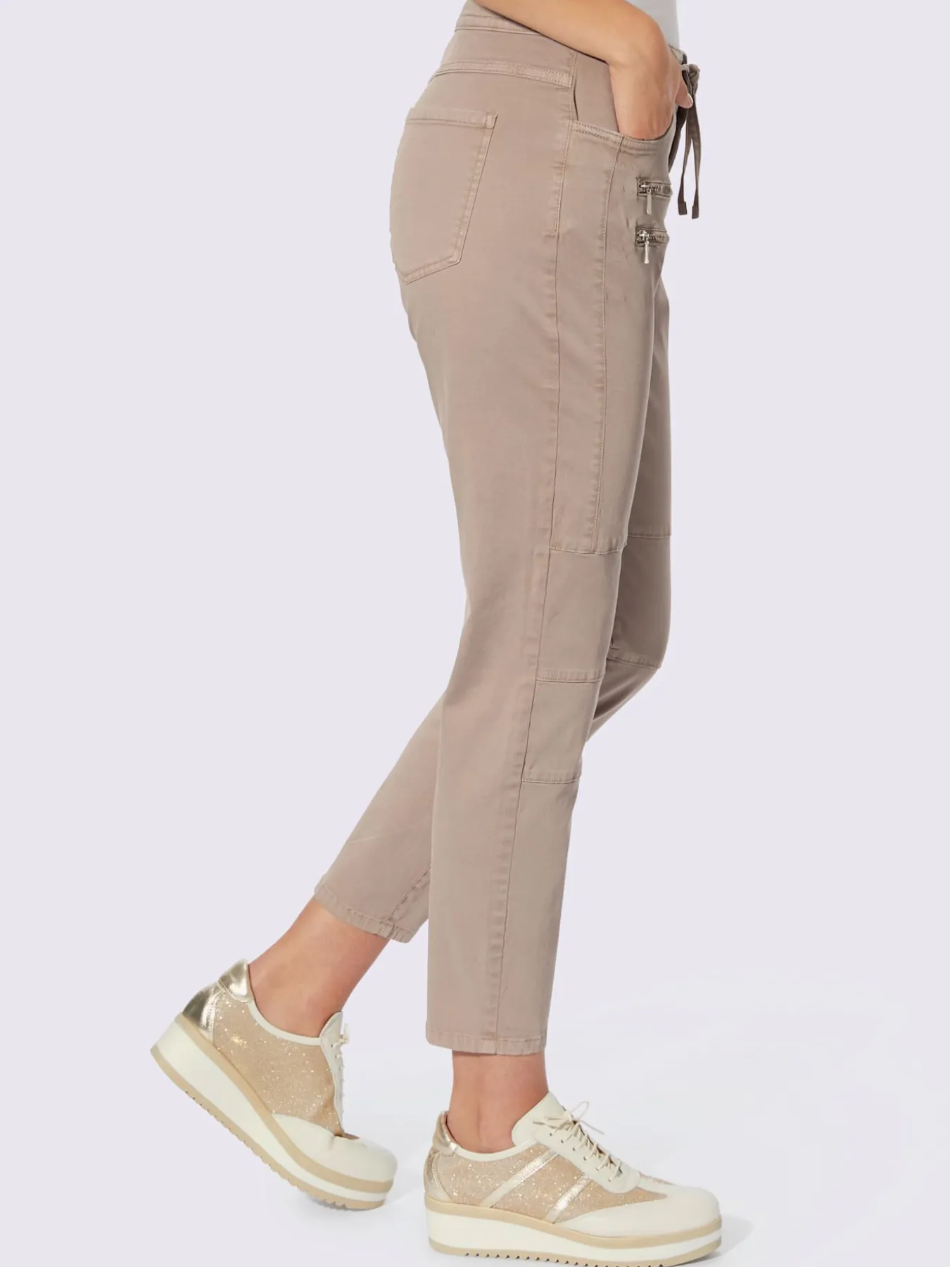 Pantalon glissière sportive