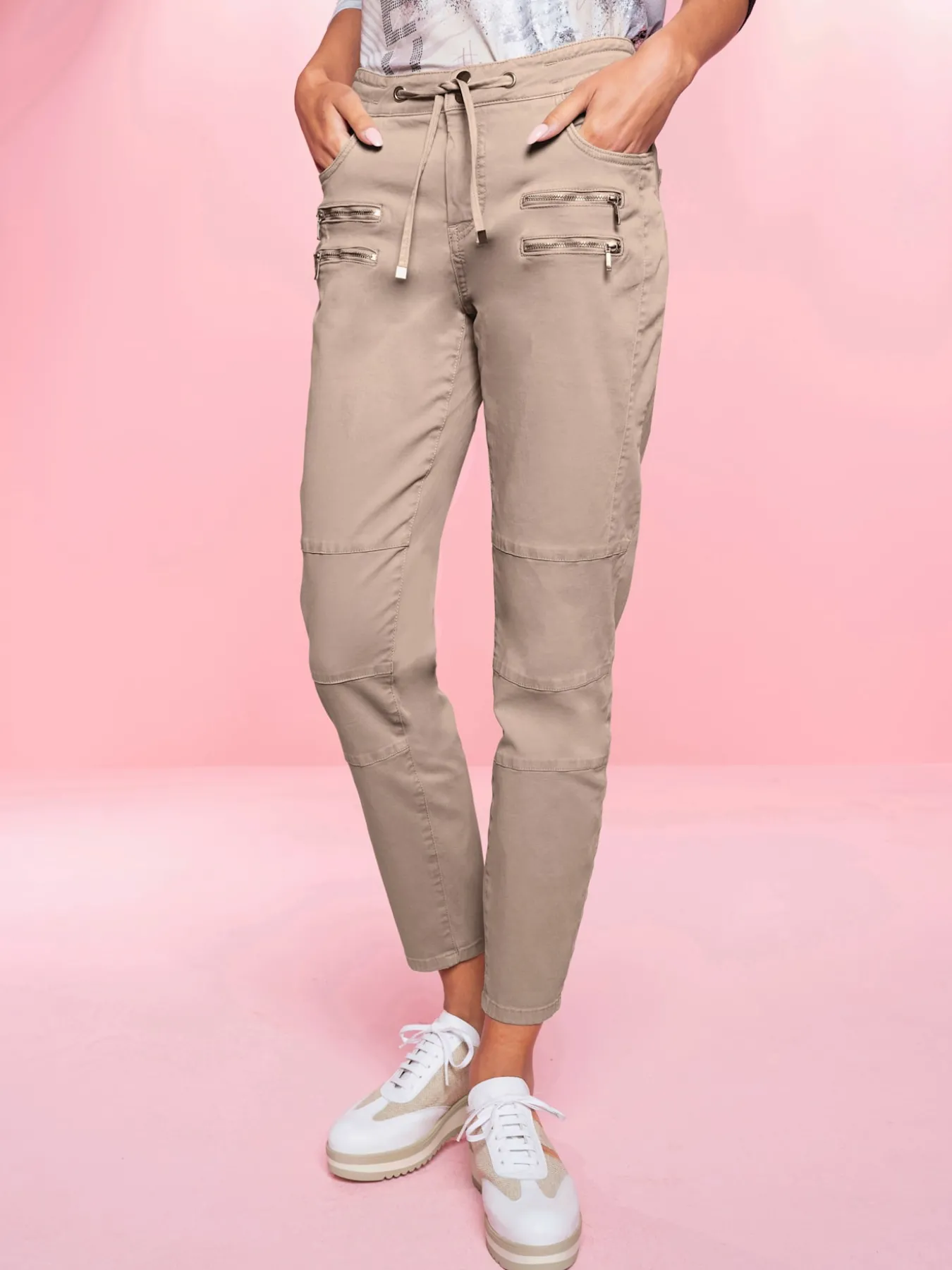 Pantalon glissière sportive