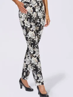 Pantalon imprimé 98% coton