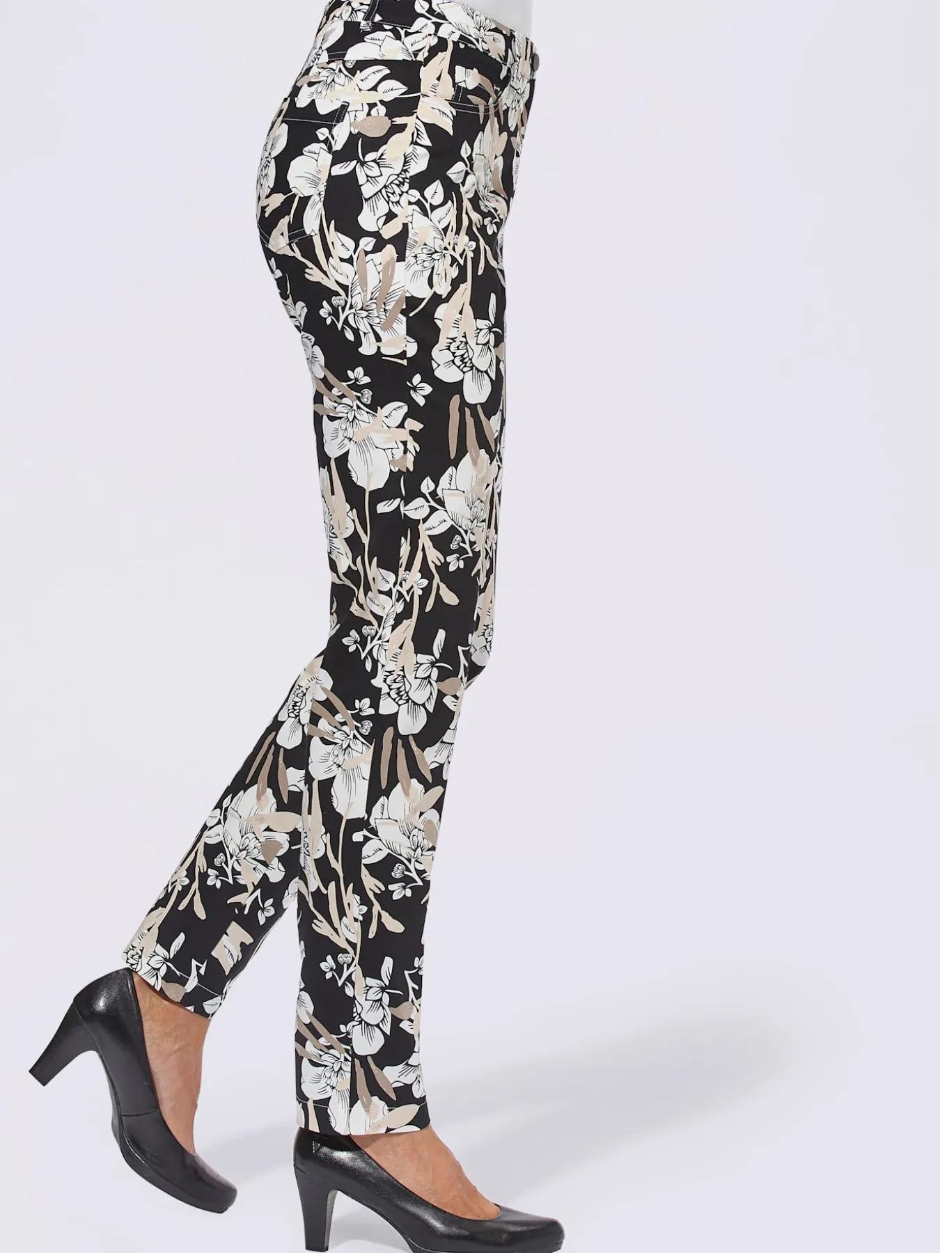 Pantalon imprimé 98% coton