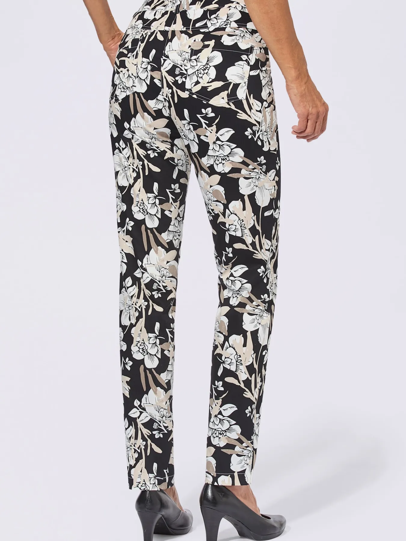 Pantalon imprimé 98% coton