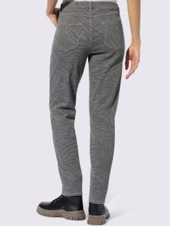 Pantalon imprimé animal décoratif