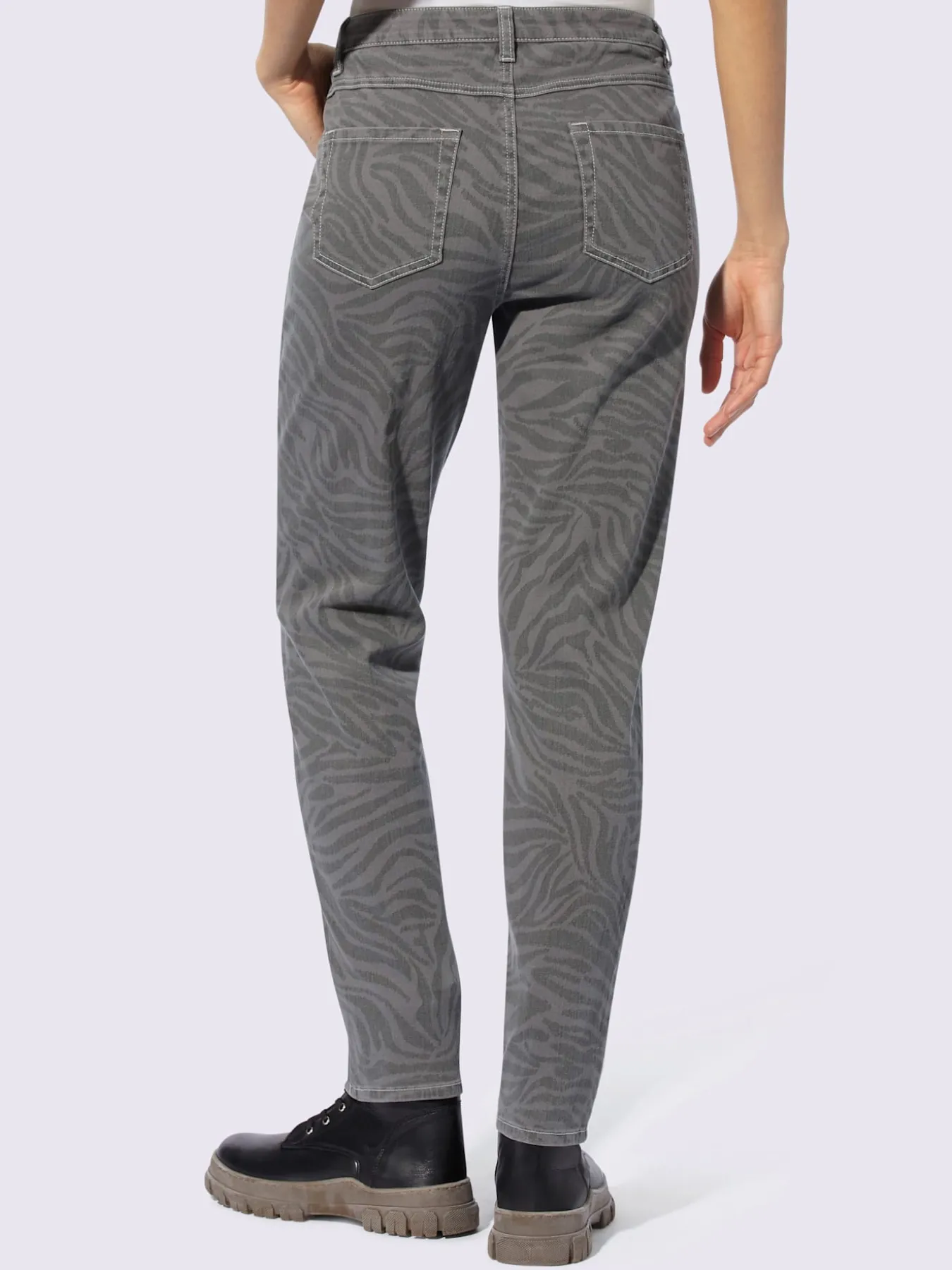 Pantalon imprimé animal décoratif