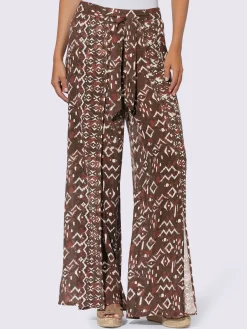 Pantalon imprimé ethnique mode