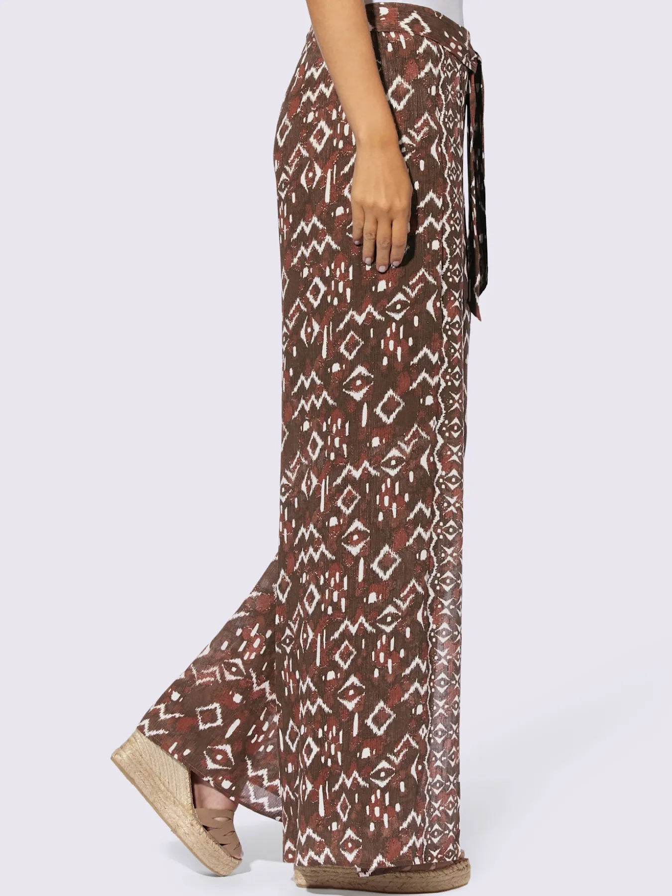 Pantalon imprimé ethnique mode