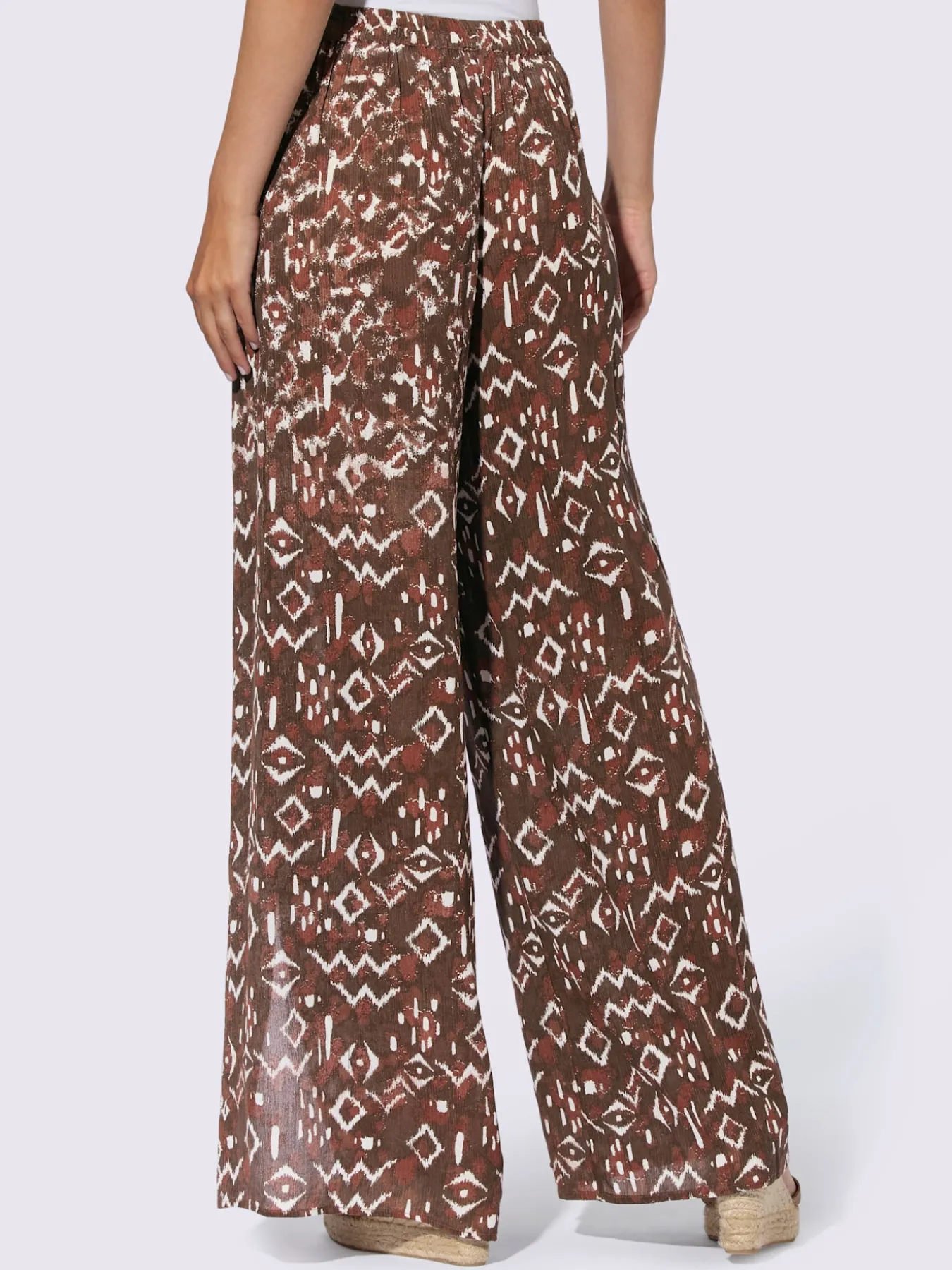 Pantalon imprimé ethnique mode
