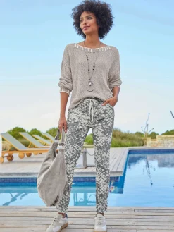 Pantalon imprimé imprimé mode