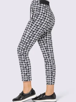 Pantalon imprimé jacquard en jersey tendance
