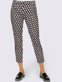 Pantalon imprimé motif graphique
