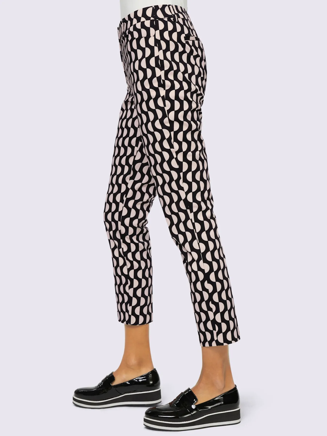 Pantalon imprimé motif graphique