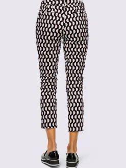 Pantalon imprimé motif graphique