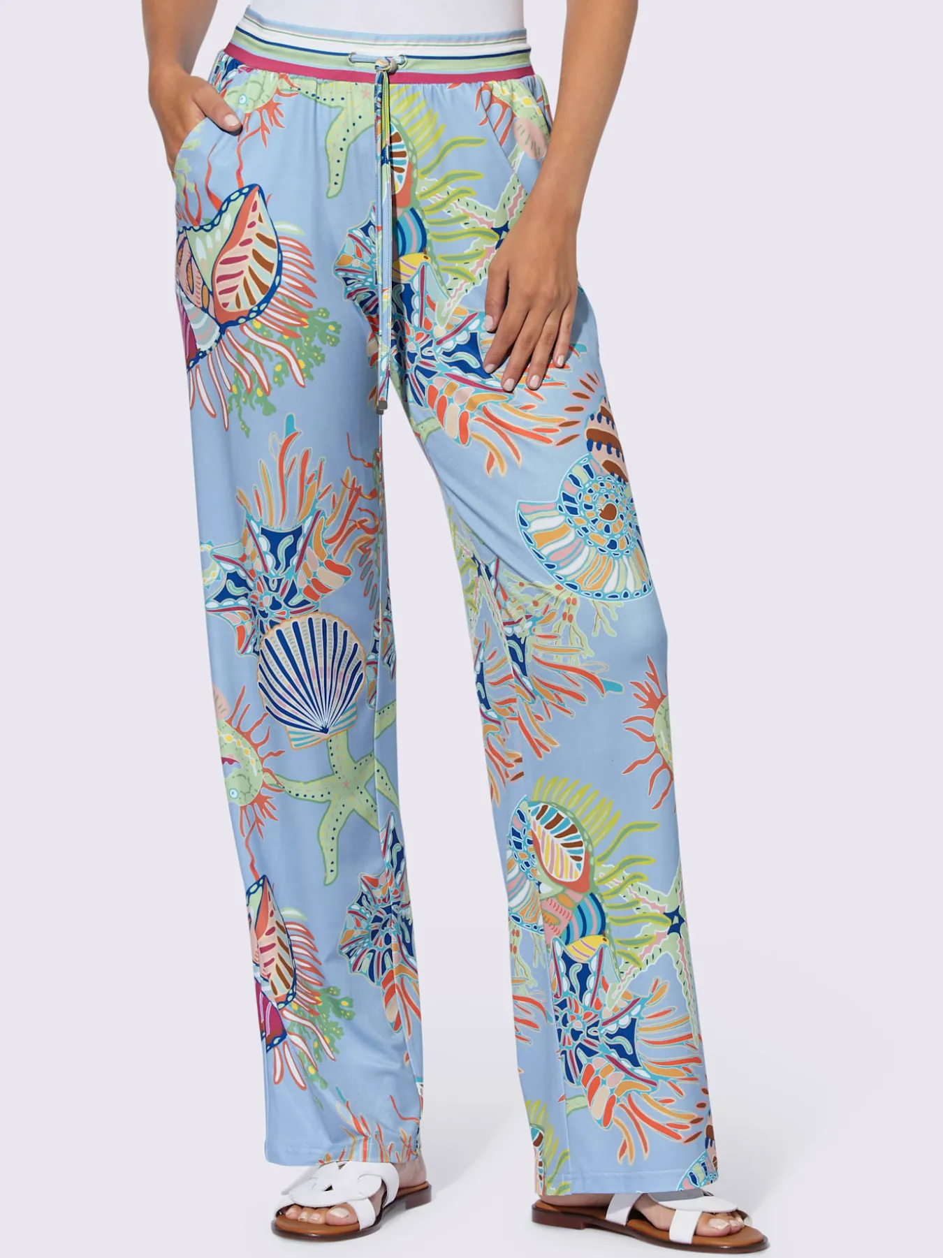 Pantalon imprimé motif imprimé exclusif