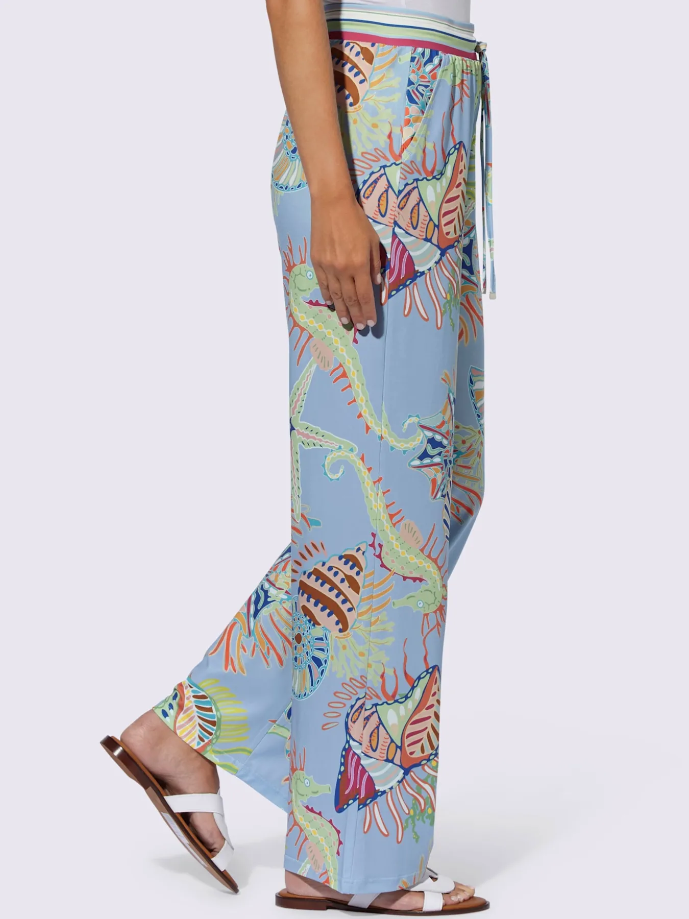 Pantalon imprimé motif imprimé exclusif