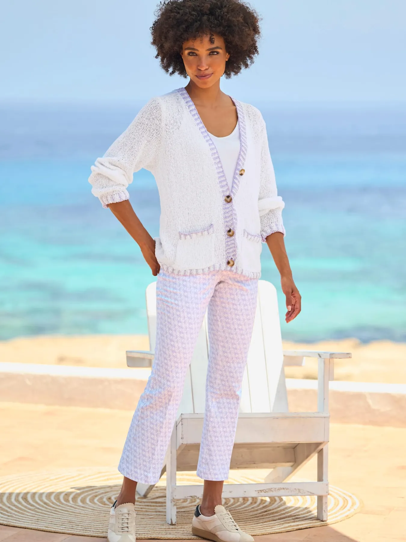 Pantalon imprimé motif imprimé exclusif