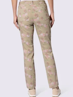 Pantalon imprimé poches cargo plaquées