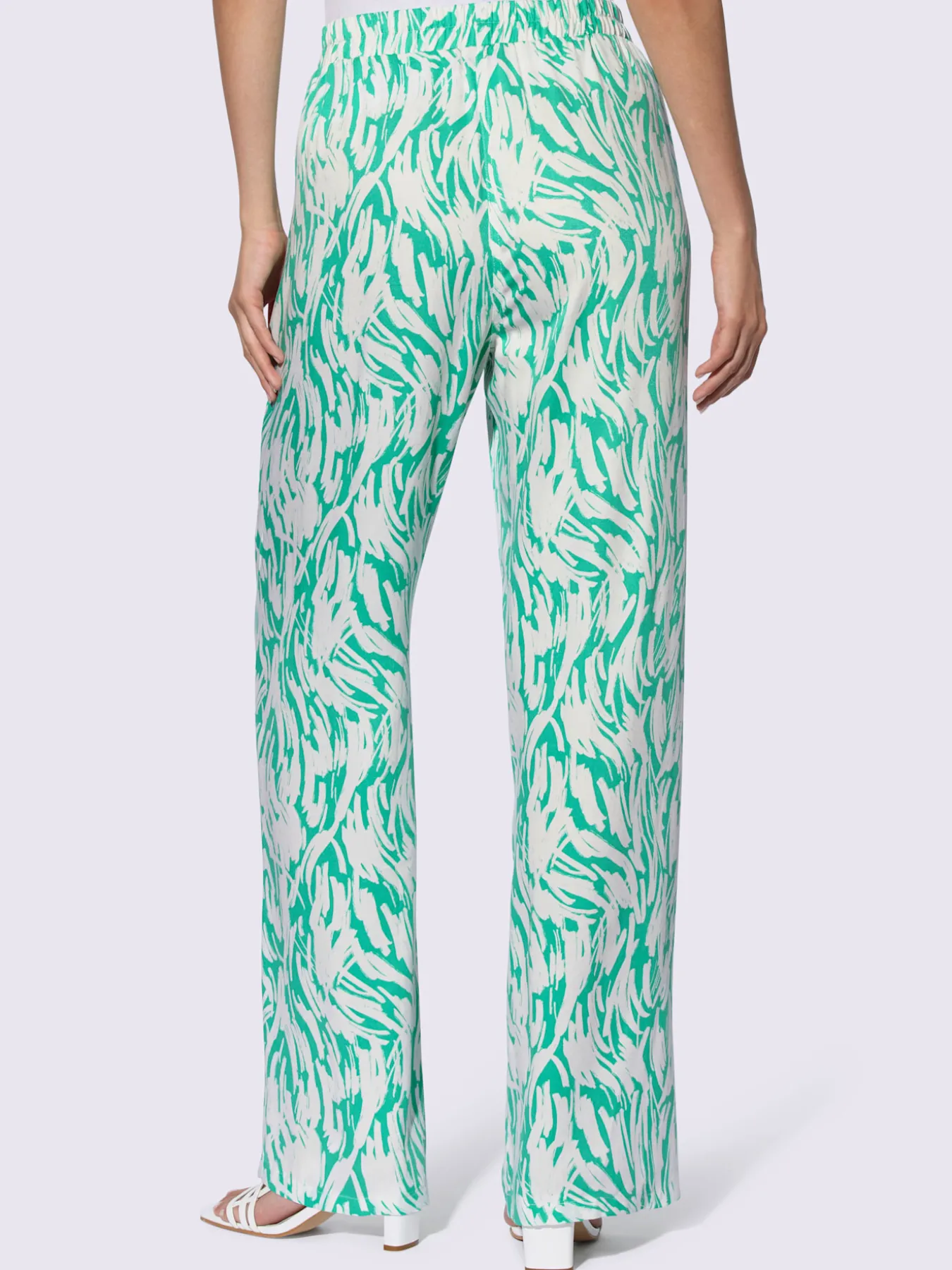 Pantalon imprimé pure viscose