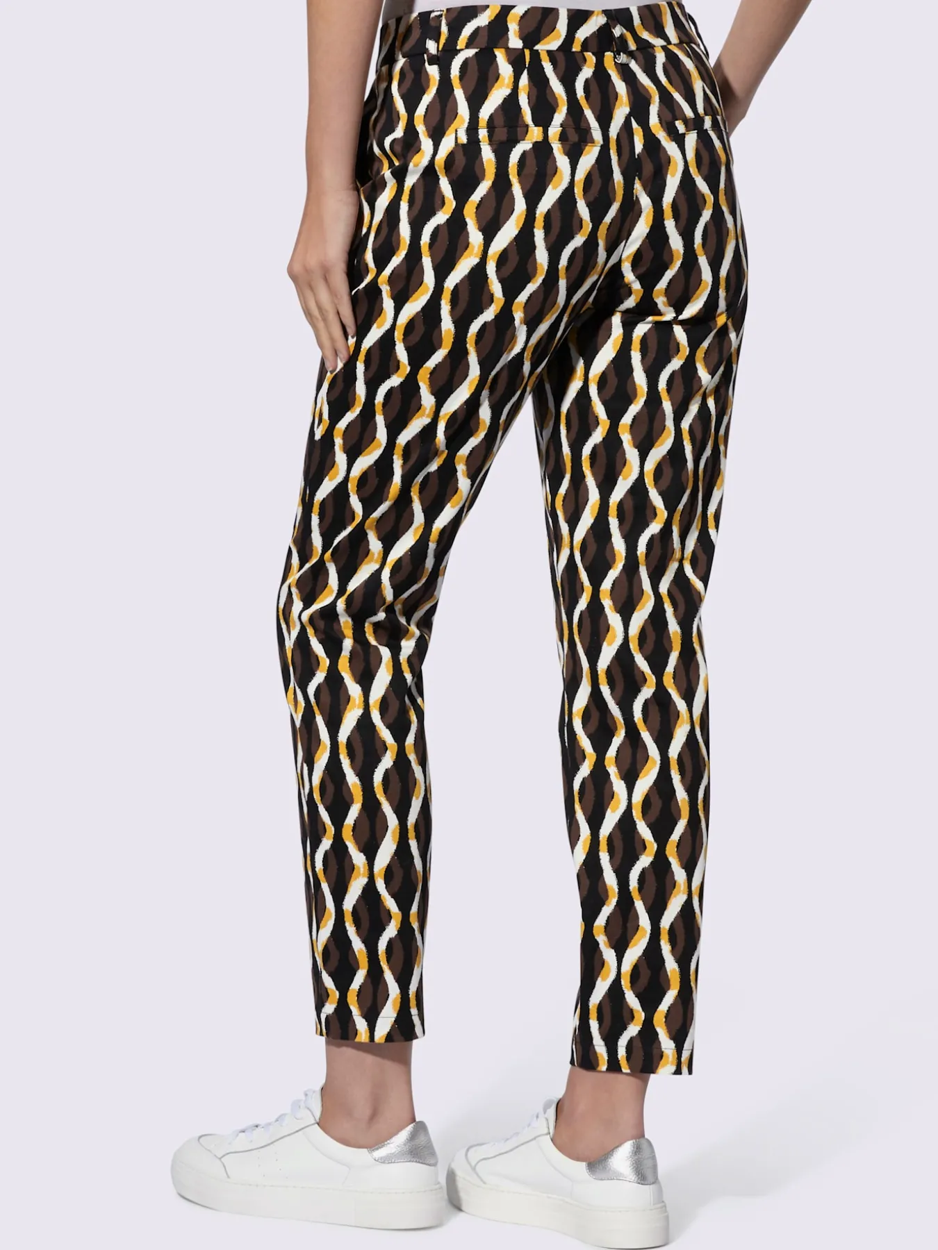 Pantalon imprimé qualité tissée