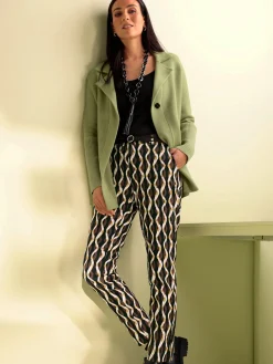 Pantalon imprimé qualité tissée