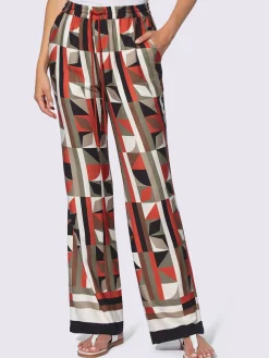 Pantalon imprimé qualité tissée