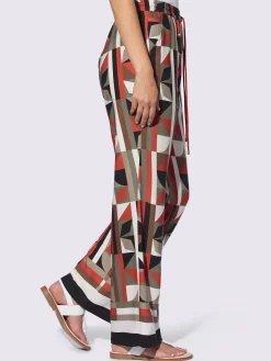 Pantalon imprimé qualité tissée