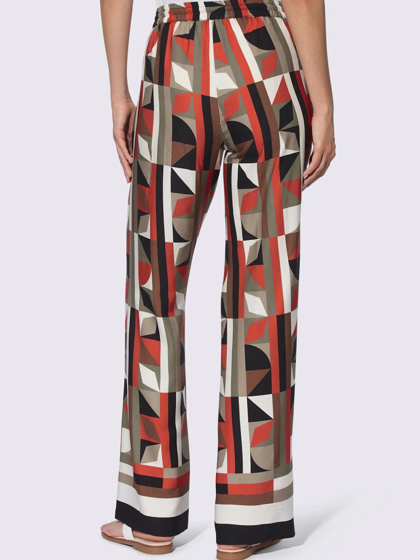Pantalon imprimé qualité tissée