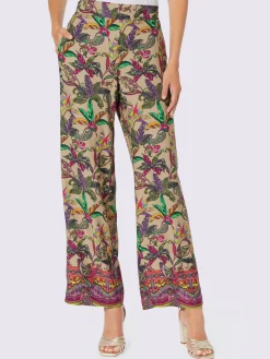 Pantalon imprimé qualité tissée