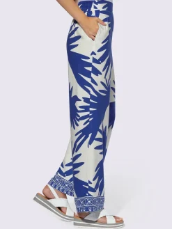Pantalon imprimé qualité tissée