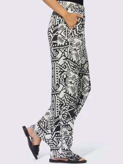 Pantalon imprimé qualité tissée