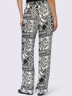 Pantalon imprimé qualité tissée