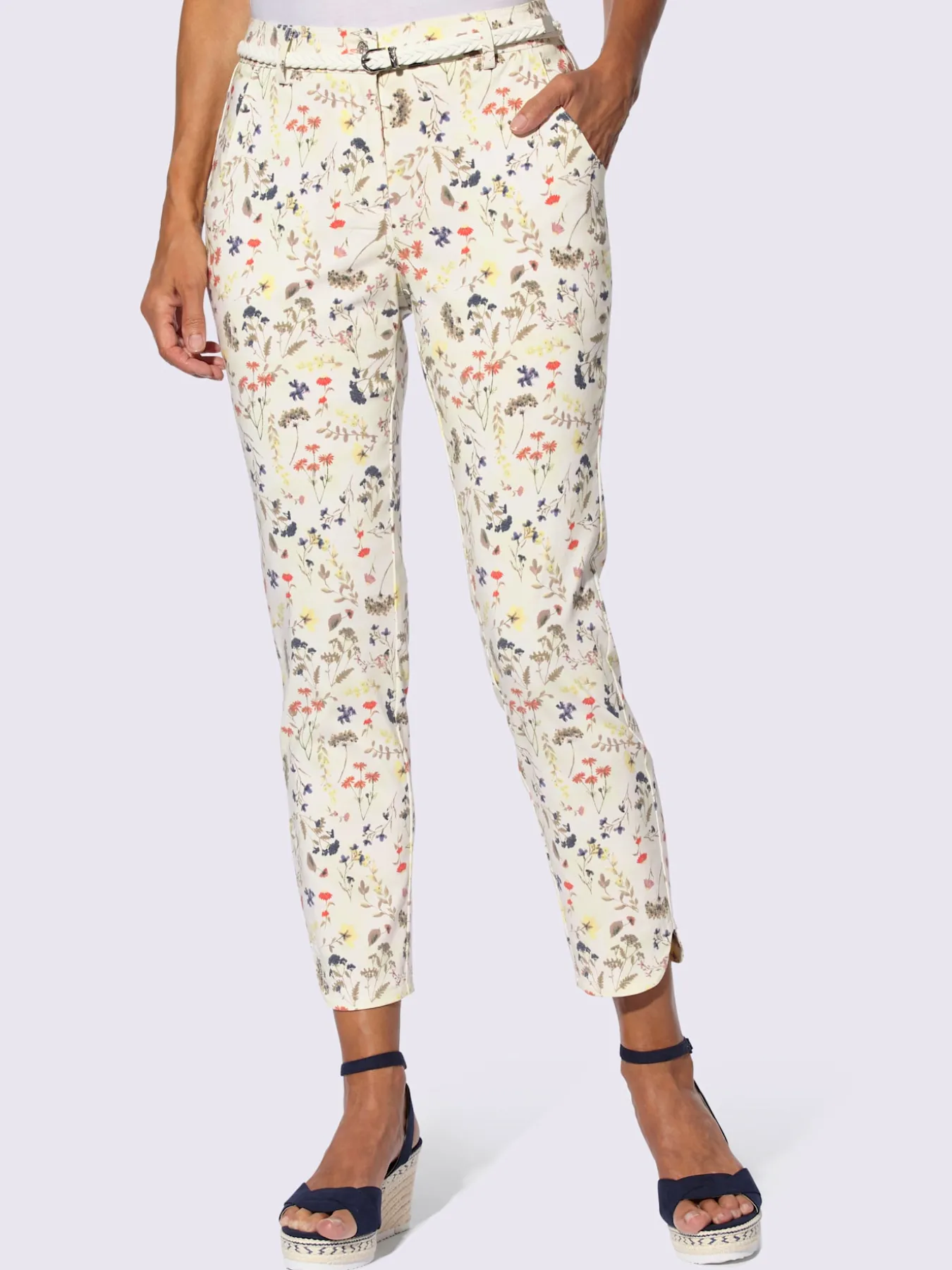 Pantalon imprimé viscose