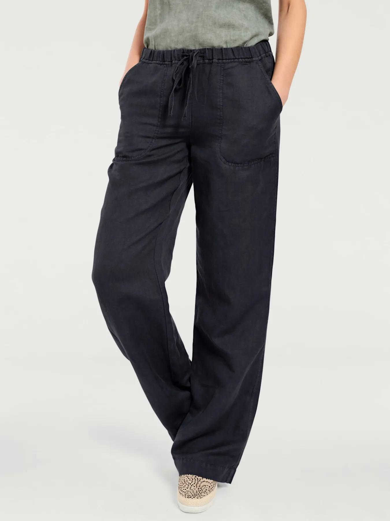 Pantalon jambes larges